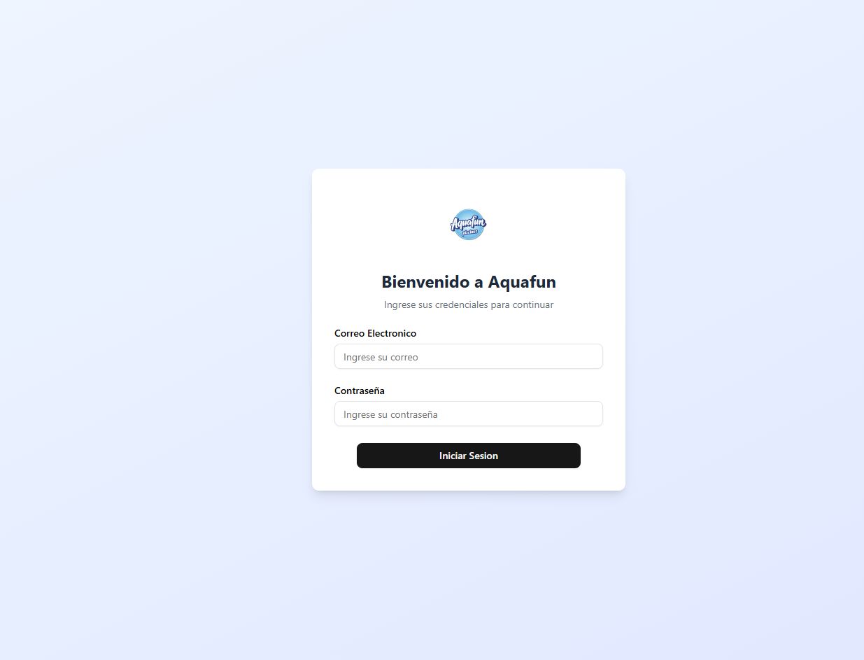 Aquafun - Sistema de Gestión